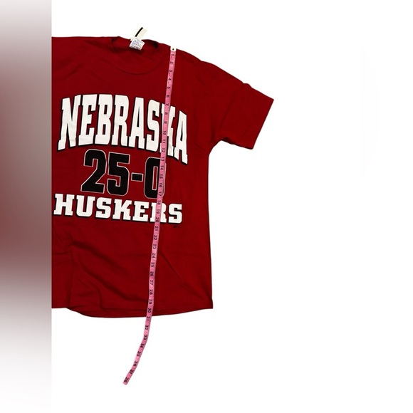 Vintage NOS Nebraska Huskers Back To Back National Champs 90’s T Shirt Large Red - Picture 6 of 6